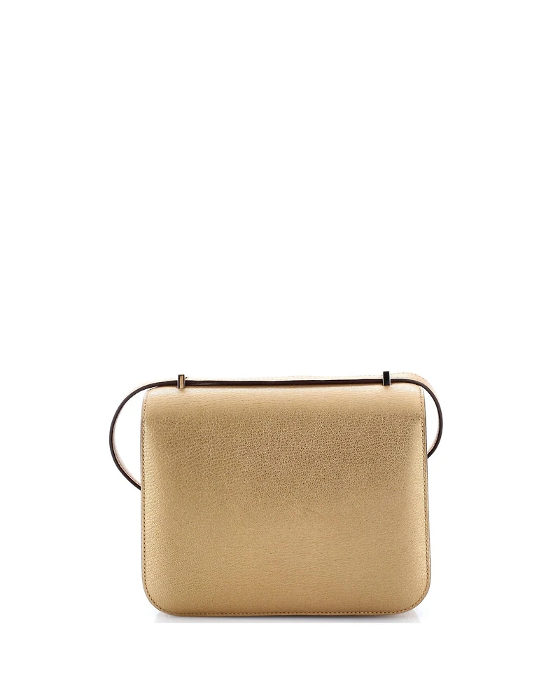 Pre-Owned Hermes 18 Constance Nm Bag Metallic Chevre Chamkilight