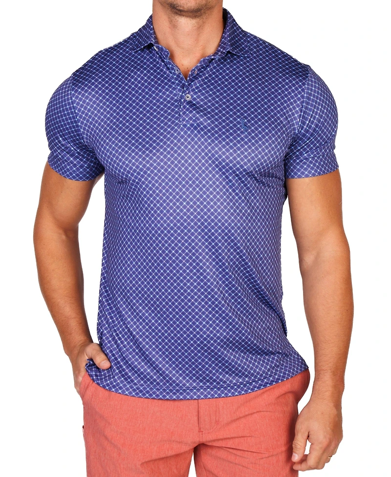 TailorByrd Men's Captain Wheel Performance Polo