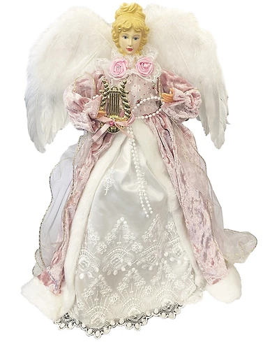 Santa's Workshop 16" Mauve Victorian Angel Tree Topper