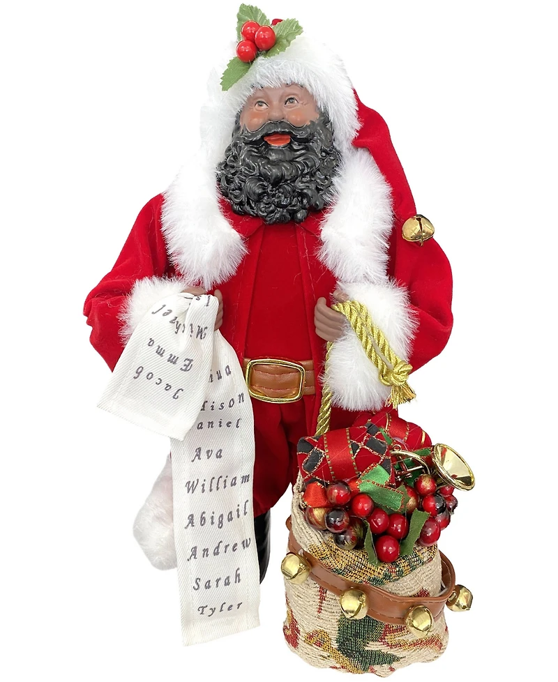 Santa's Workshop 12" Checking His List Santa Claus