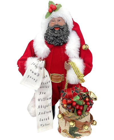 Santa's Workshop 12" Checking His List Santa Claus