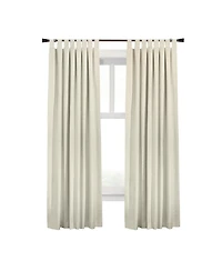 Commonwealth Home FashionsVentura Tab Top Curtain Panel Pair Window Dressing each - 78x84", Natural