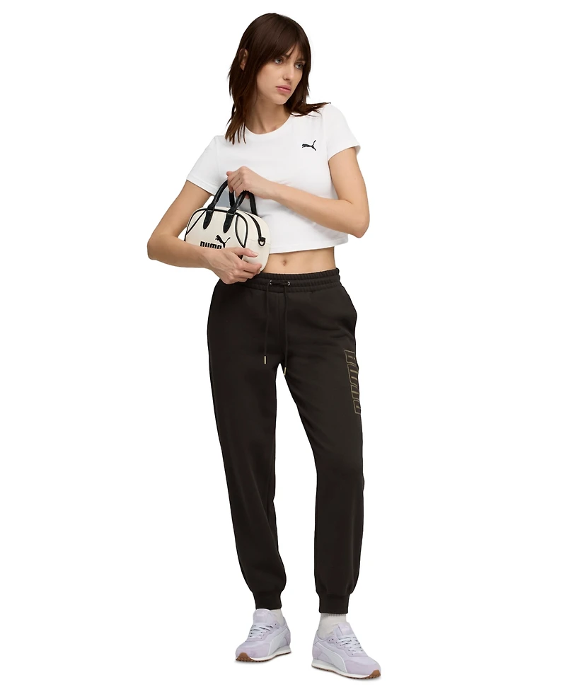 Puma Women's Maximal Metallic Comfort Sweatpants