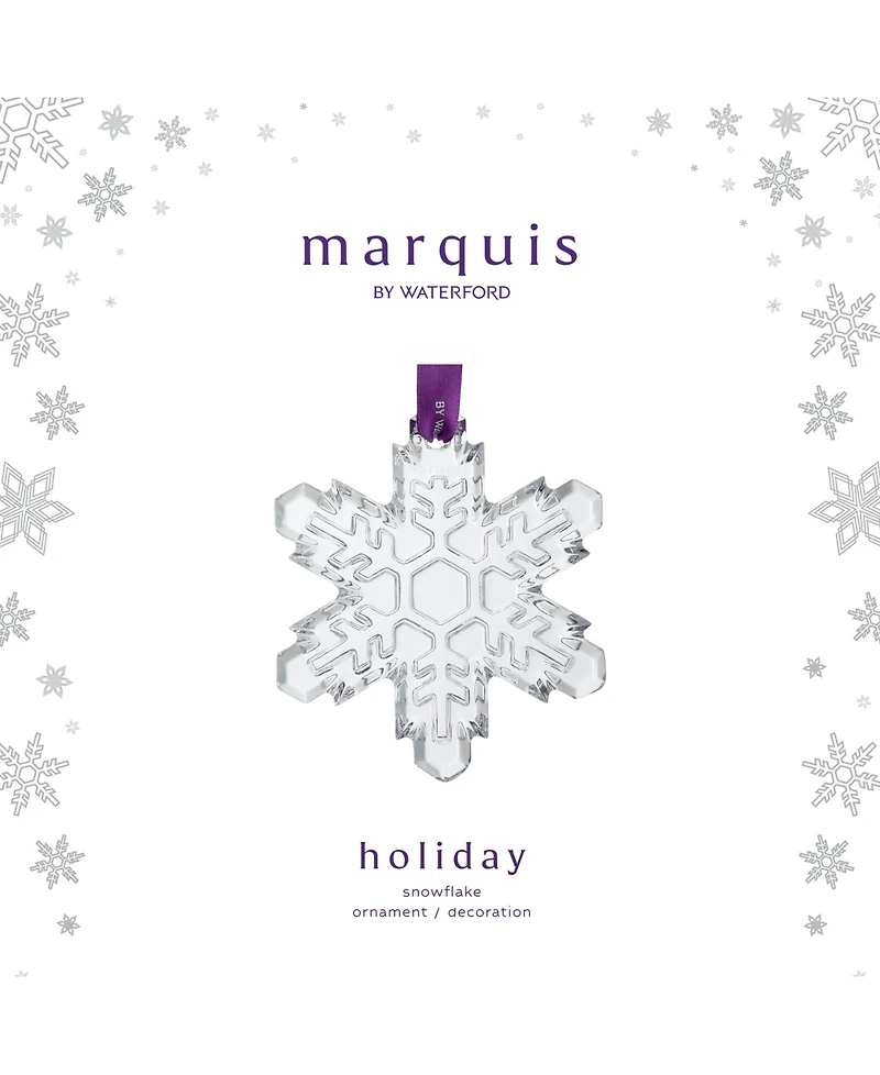 Marquis by Waterford Crystal Snowflake Ornament