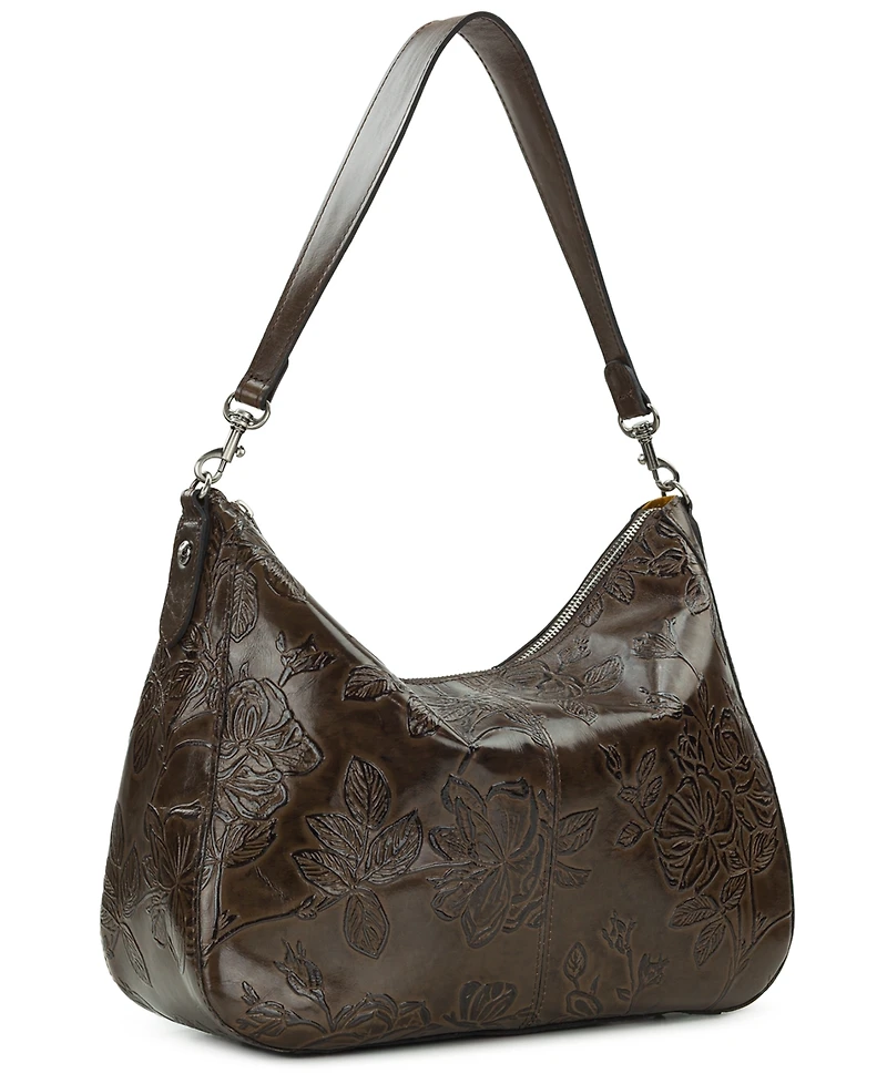 Patricia Nash Athani Bark Leaves Shoulder Handbag