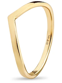Devata Women's Wishbone Ring in 14K Gold