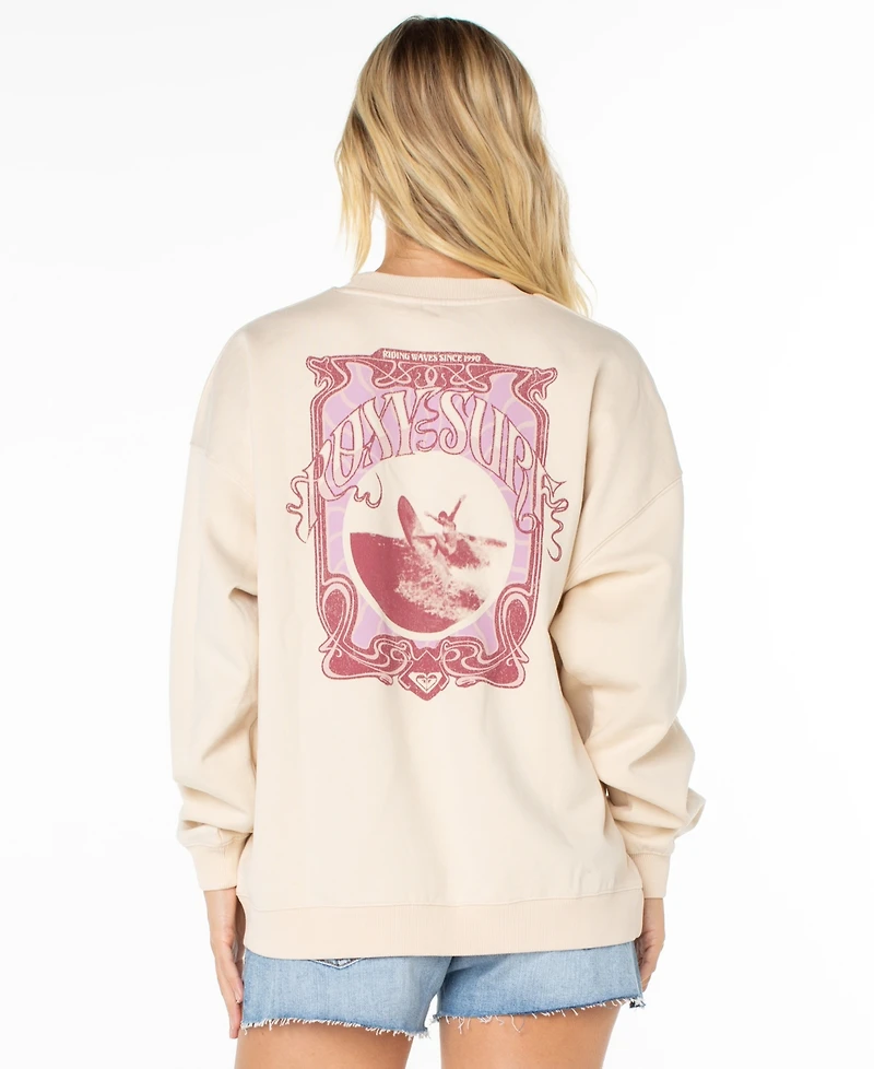 Roxy Women's Lineup Oversized Crewneck T-Shirt