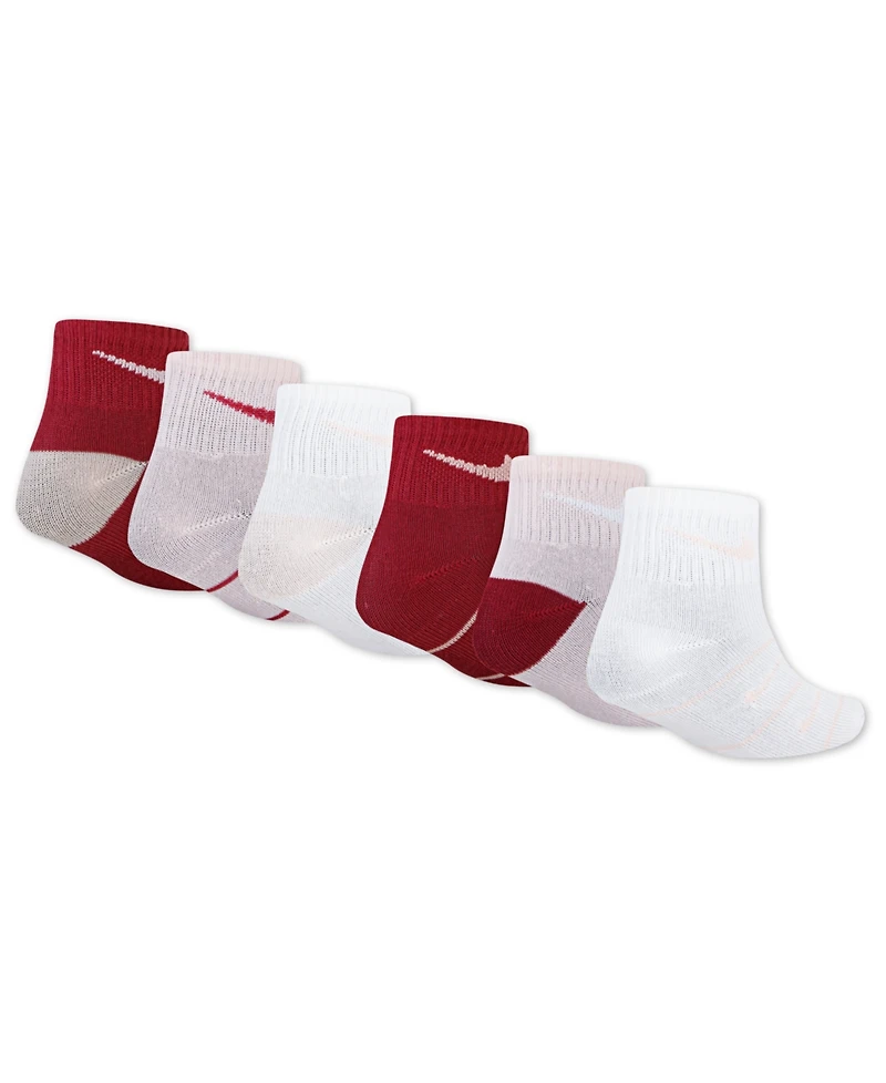 Nike Little Girls Ankle Socks, 6 Pack