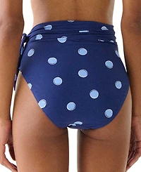 kate spade new york Women's High Waist Swim Bottoms