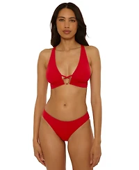 Becca Women's Riveria Seersucker Textured Top