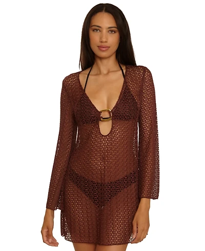 Becca Women's Crocheted Cover-Up Dress