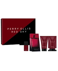 Perry Ellis Red Sky 4-Pc. Eau De Toilette, Shower Gel, Shave Balm and Travel Spray Gift Set