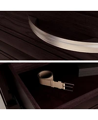 John Louis Home Solid Wood Walk-In Closet Organizer with 2 Drawers and Doors Brand