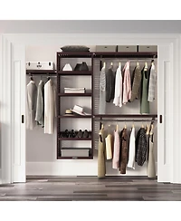 John Louis Home Solid Wood Reach-In Closet Organizer