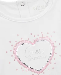Guess Baby Girls Long-Sleeve T-Shirt and Skirt, 2-Piece Set