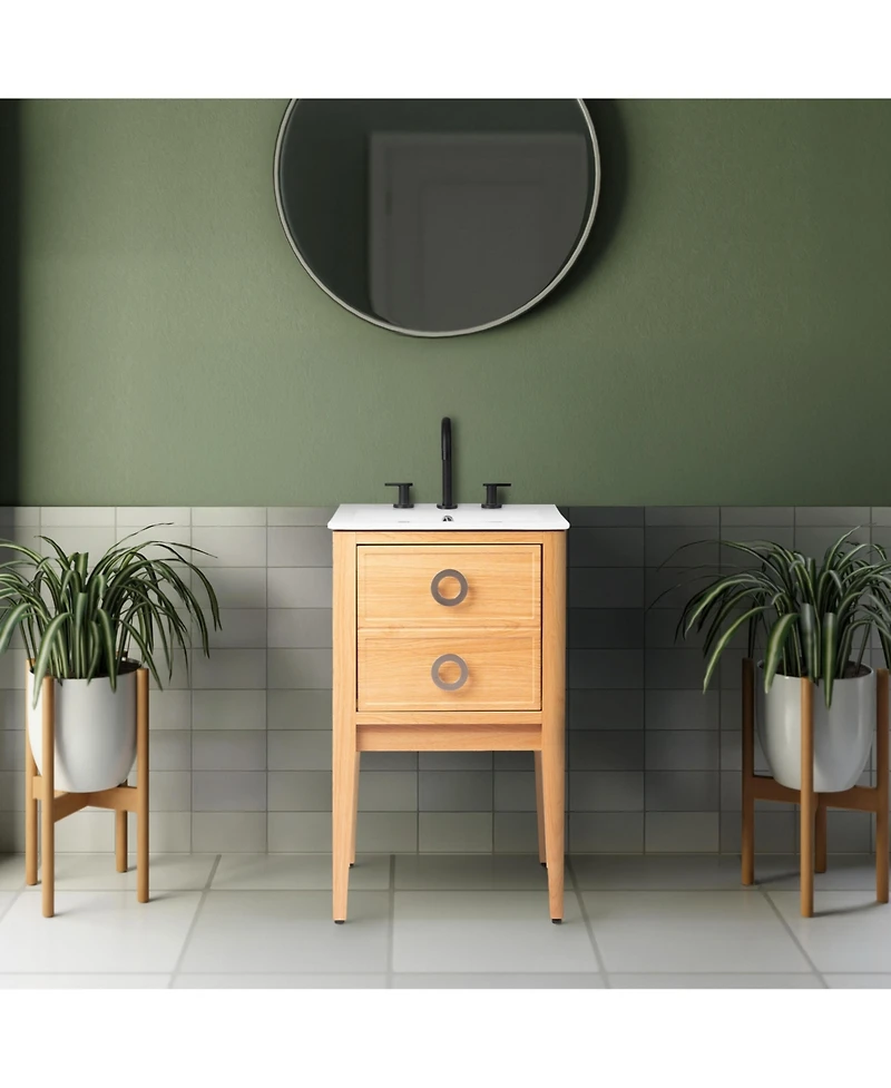 Jonathan Y Corbin Classic 1-Drawer Bath Vanity Base Only (Sink Basin Not Included