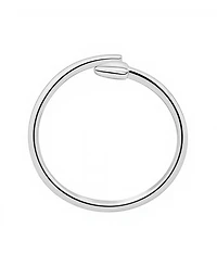 Unwritten Heart Silver Plated Bypass Ring