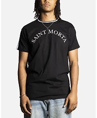 Saint Morta Men's College Lafayette T-Shirt, Black-XXXLarge