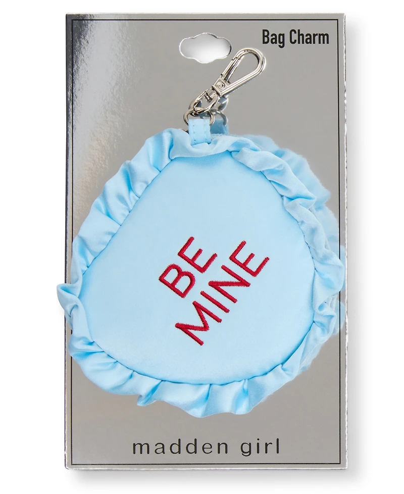 Madden Girl Rosalie Satin Conversation Heart Pouch