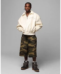 Loiter Men's Solar Pu Leather Varsity Jackets