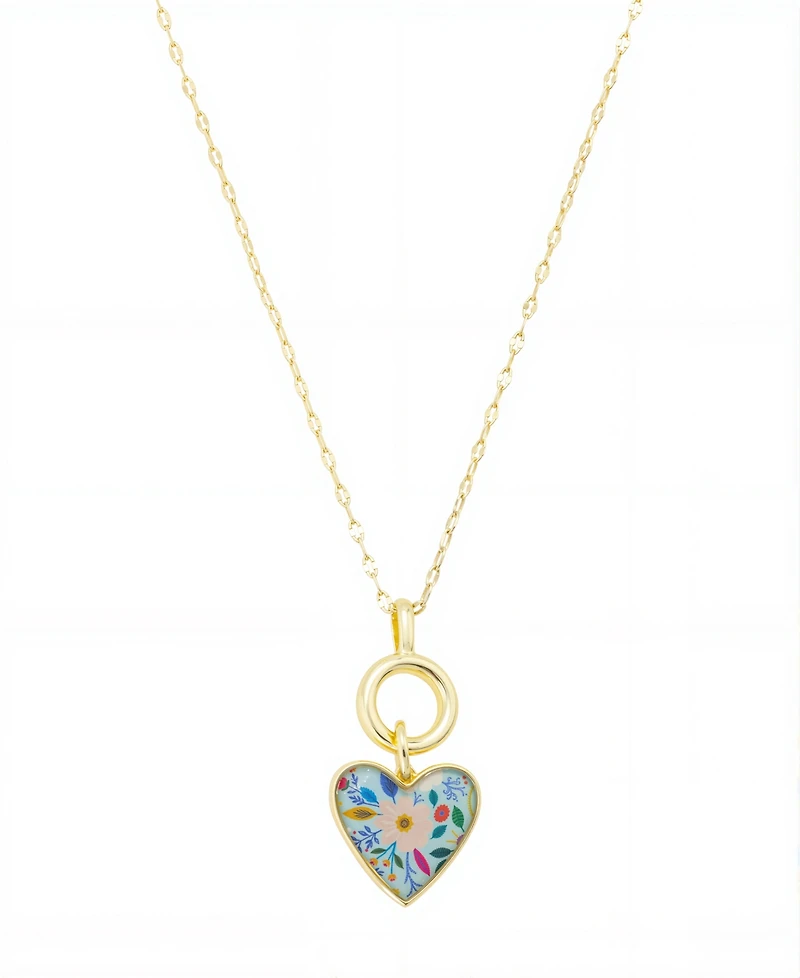 Unwritten Gold Plated Heart Pendant Necklace