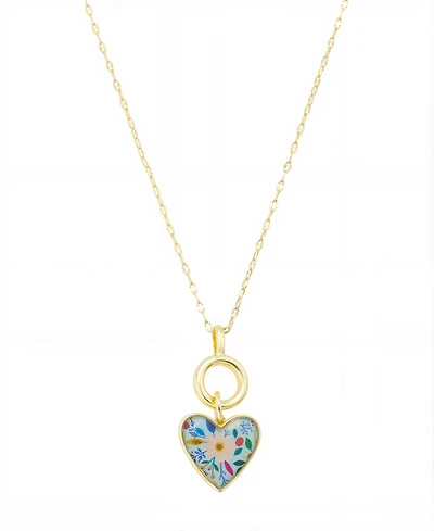 Unwritten Gold Plated Heart Pendant Necklace