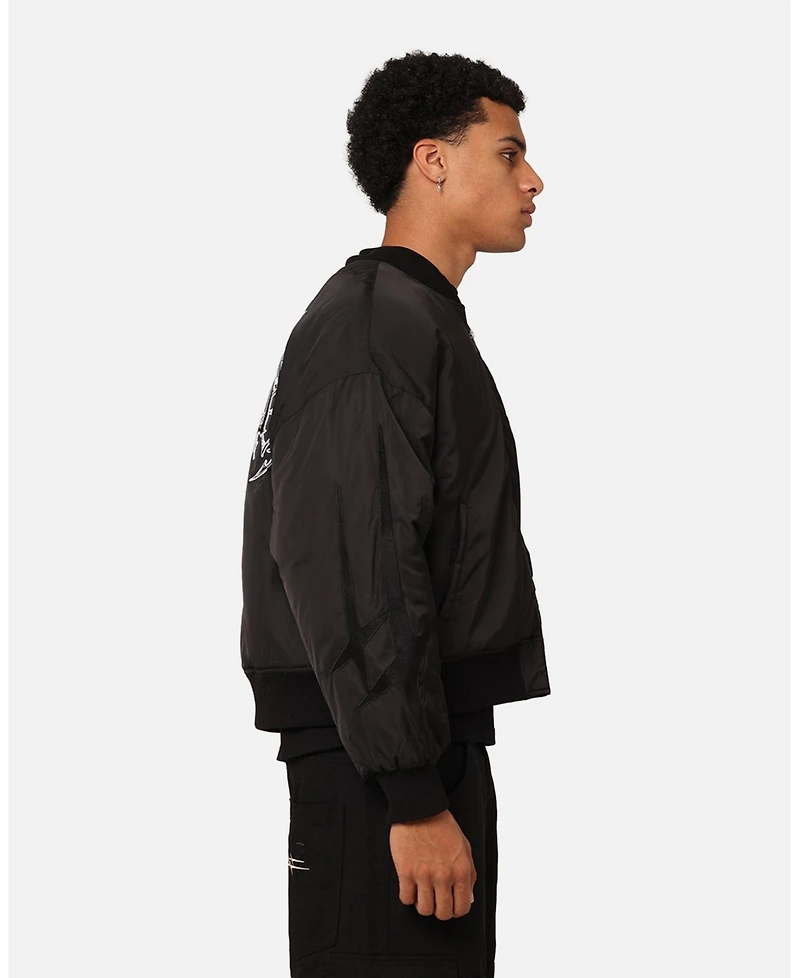Loiter Men's Shadow Cropped Bomber Jacket