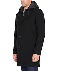 Sam Edelman Men's Single Breasted Wool Coat