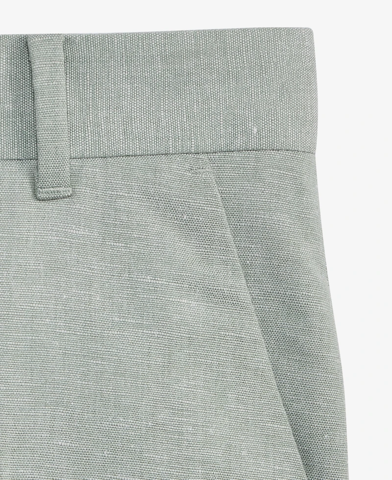 Calvin Klein Boys' 8-20 Tri-Blend Linen Suit Pants