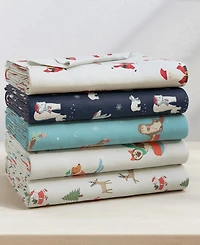 Linery & Co. 100% Turkish Cotton Winter Flannel Sheet Set