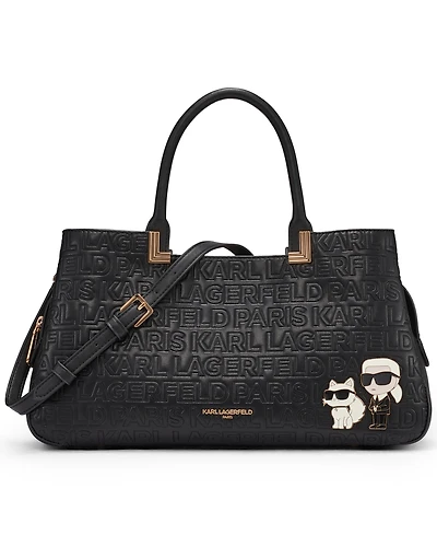 Karl Lagerfeld Paris Meribal Large Satchel Bag