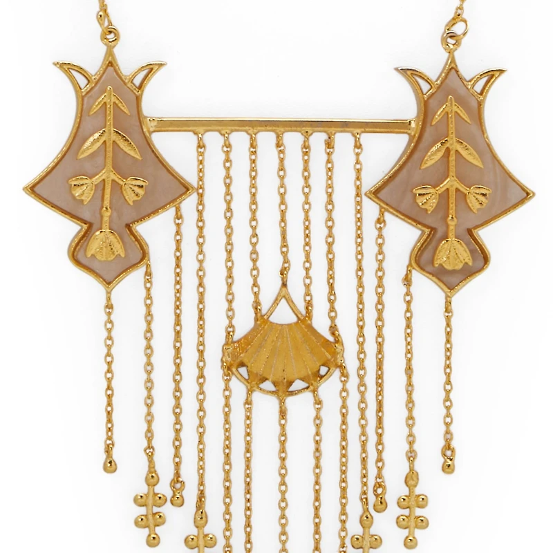 Dhwani Bansal 22K Gold Plated Serai Necklace