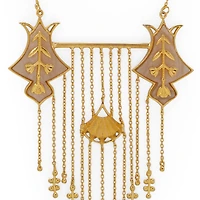 Dhwani Bansal 22K Gold Plated Serai Necklace