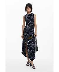 Desigual Women's Graffiti midi dress