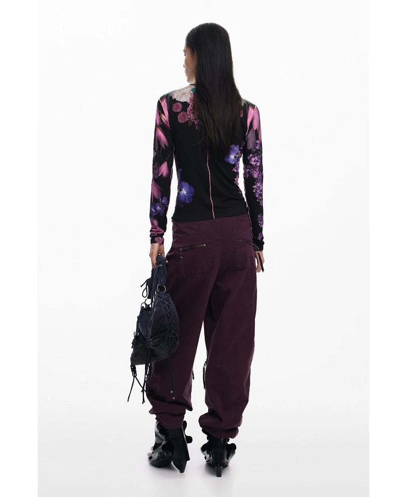 Desigual Women's Mirror flowers T-shirt