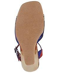 Jeffrey Campbell Women's Flag-Girl Sculpted Wedge Sandals
