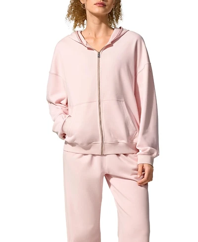 Lilysilk Women's Oversized Seamflow Full-Length Zip Hoodie