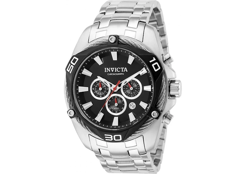 Invicta Men's Bolt Quartz Chronograph Black Dial Watch