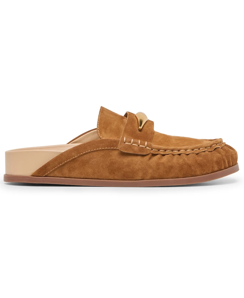 Dolce Vita Women's Jordero Buckle Tailored Flat Mules