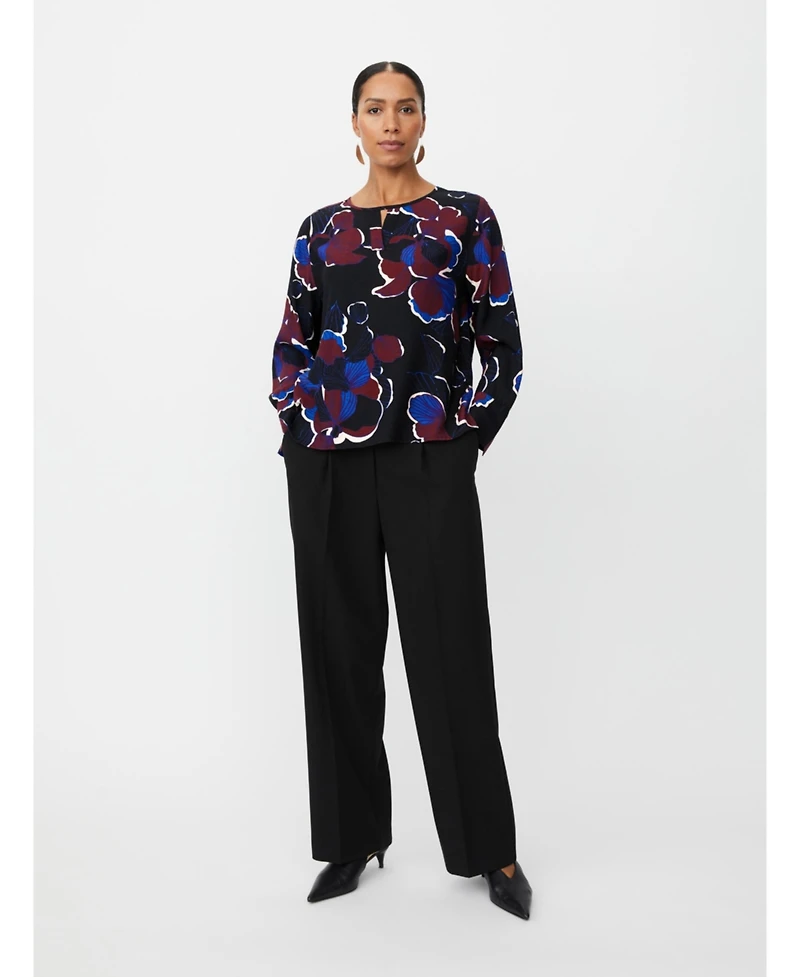 Masai Copenhagen Women's Belsanu Round Neck Long Sleeve Blouse