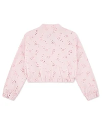 abercrombie kids Girls Floral Print Bomber Jacket