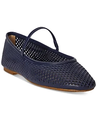 Lauren Ralph Women's Jayna Mary Jane Flat