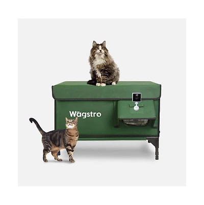Wagstro AllGuard Heated Outdoor Cat Shelter with Camera –