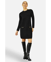 Yumi Women's Tunic Sweater Dress