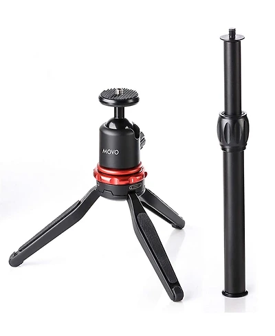 Movo Mv-T1 Universal Mini Camera Tripod with Extendable Pole