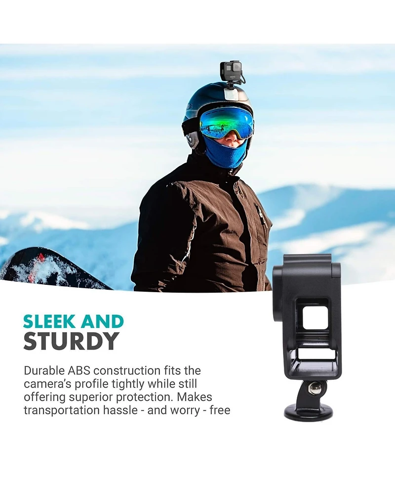 Movo Gpr-5 Media Housing Case Compatible with GoPro HERO5, HERO6, HERO7