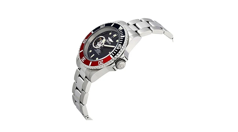 Invicta Men's 20435 Pro Diver Automatic 3 Hand Black Dial Watch