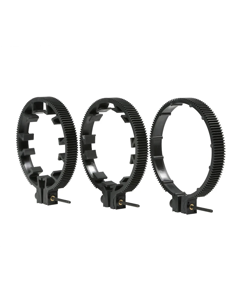 Movo FR3 Adjustable 3-Piece Follow Focus Ring Gear Set