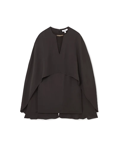 Reiss Women's Chain-Detail Cape Mini Dress