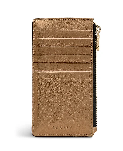 Radley London Sloane Mews Metallic Zip Top Wallet